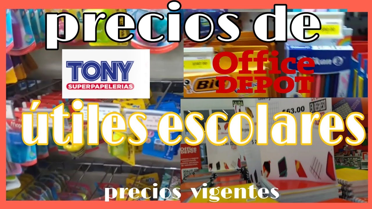 Lista De Precios De Articulos De Papeleria Tony