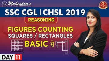 Figures Counting | Squares | Rectangle | Reasoning | By Ritika Mahendras | SSC CGL | CHSL 2019