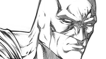 Drawing Batman - Time Lapsed Video from the Procreate App