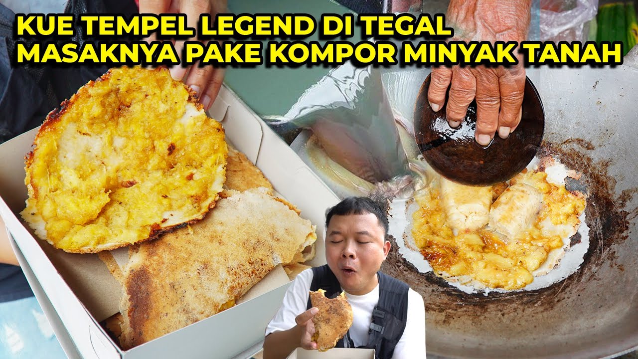 UMUR 80 TAHUN MASIH SEMANGAT JUALAN KUE TEMPEL! KUE LEGEND KHAS TEGAL!