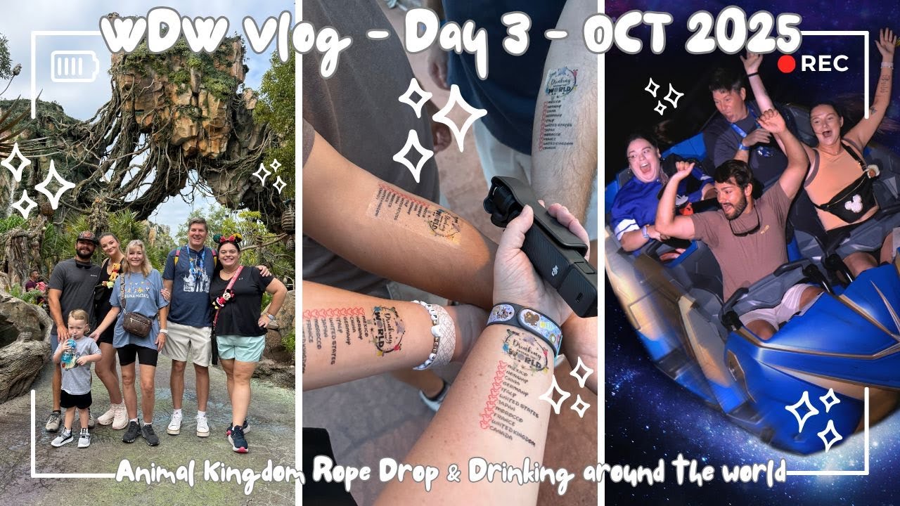 Открытие парка Animal Kingdom без сна и употребления алкоголя по всему миру | Видеоблог о Диснейл...