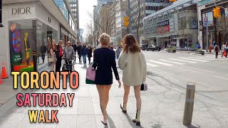 Toronto Saturday Yonge & Dundas Square, Bloor & King St Downtown Walking Tour Canada