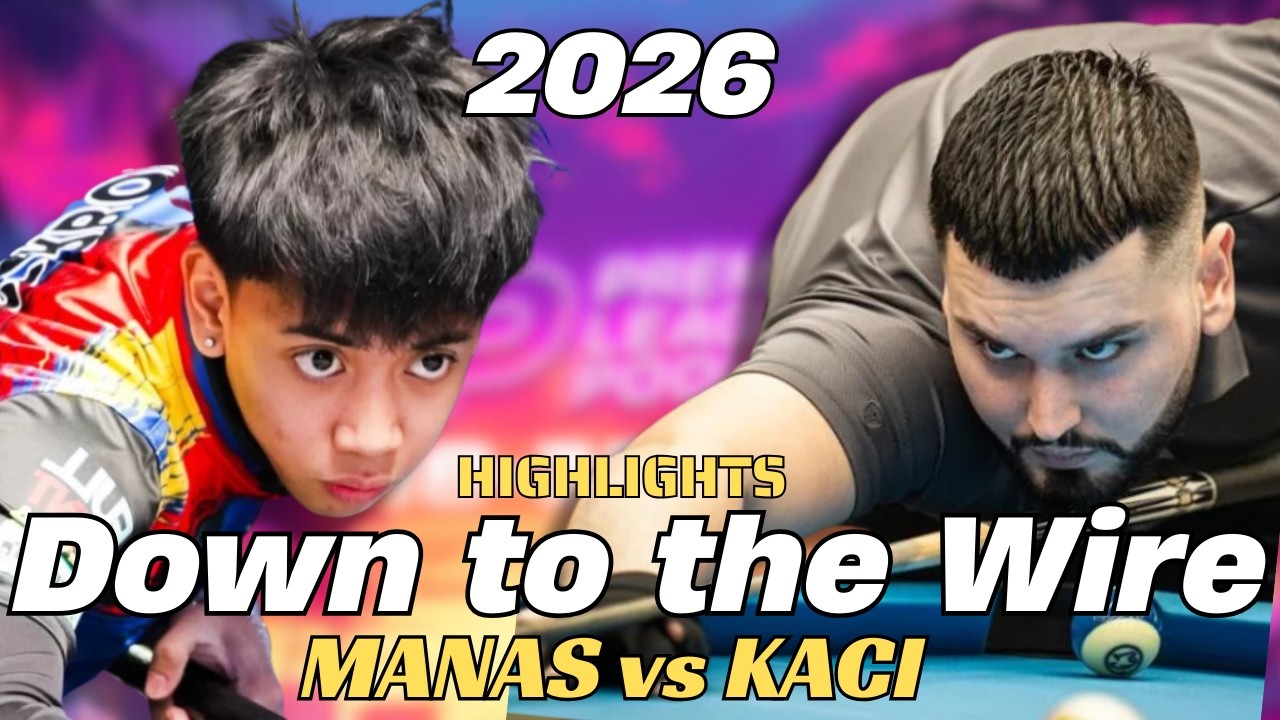 AJ MANAS VS EKLENT KACI - DOWN TO THE WIRE-  PREMIER LEAGUE POOL