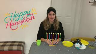 Make a craft Menorah