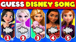 Guess Who's Singing  | DISNEY SONG QUIZ Challenge | Snow White, Moana, Elsa, Rapunzel, Mirabel