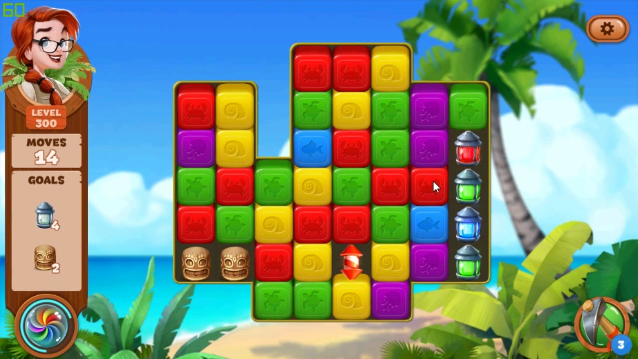 Lost Island Blast Adventure level 300