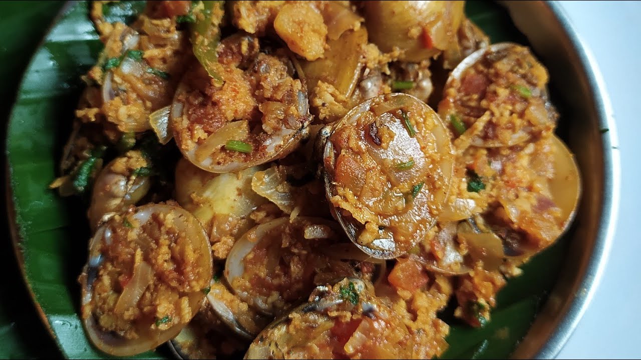 Goan clams recipe tisryanche sukhe Goan tisrya recipe Goan style