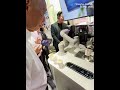 Robot Barista Makes Latte Art for Lee Hsien Loong! 🤖☕#RobotBarista #LatteArt #CoffeeTech #AI #Shorts