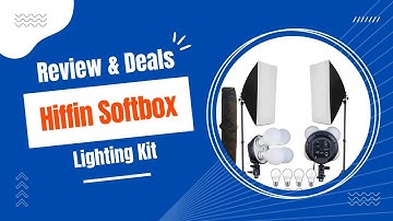 Hiffin Softbox Lighting Kit Unboxing and Installation must watch for YouTubers and Video Producers