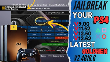 Ps4 Jailbreak 9.00 tot 12.52 Nieuwste GoldenHen V2.4B18.6 voor alle modellen