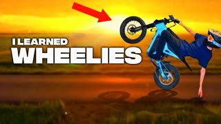 I learned How to Wheelie My Tuttio...