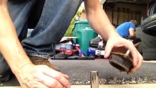 Tips and Tricks - top hat pressed in bolt removal.