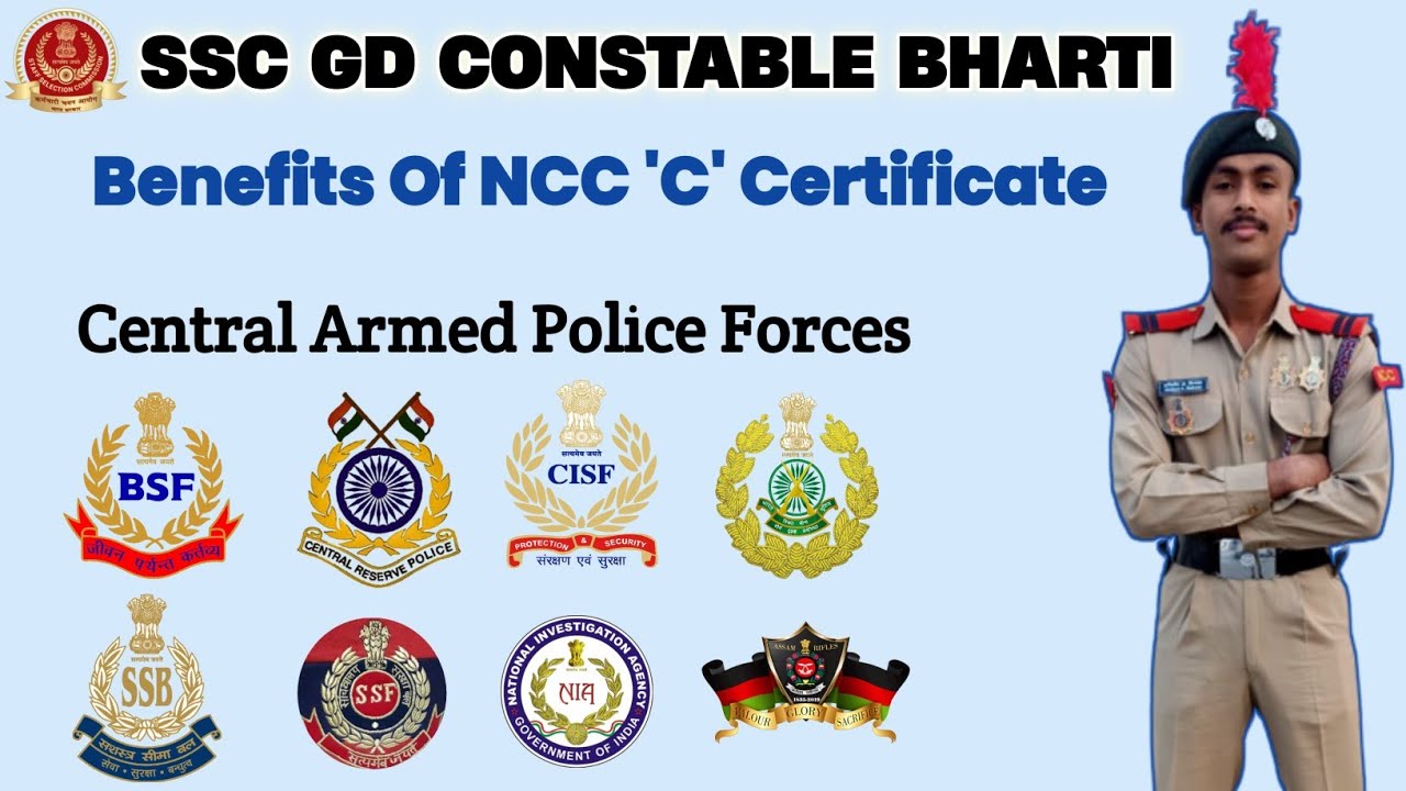 Benefits Of NCC C Certificate In SSC GD Bharti SSC GD Constable Benefits Of NCC C Certificate In SSC GD Bharti SSC GD Constable