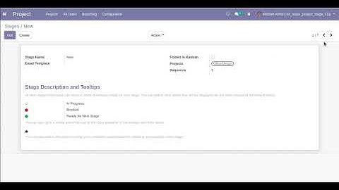 Mass Update Project Stages Odoo