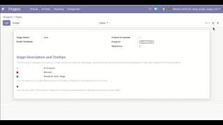 Mass Update Project Stages Odoo