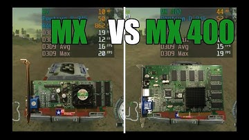GeForce2 MX vs GeForce2 MX 400 Test In 9 Games (No FPS Drop - Capture Card)