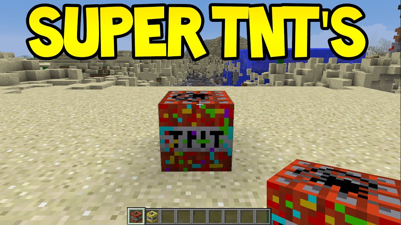 How To Craft Super Tnt In Minecraft