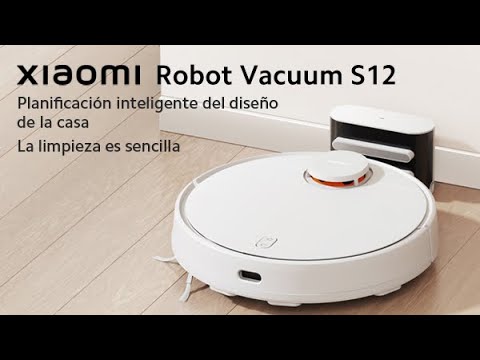 Xiaomi Robot Vacuum S12 - Robot Aspirador y fregasuelos con Sistema  Inteligente de navegación láser (LDS), succión de 4000 Pa, rutas de  Limpieza en Zigzag, Blanco