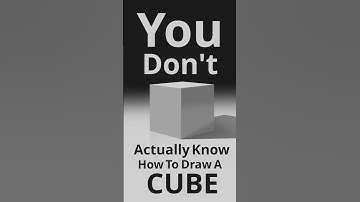 How to Draw a Perfect Cube #art #drawing #drawingtutorial #tutorial #vtuber