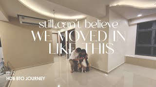 Still Can't Believe We Moved In Like This?! | Moving In Mid-Way Through Reno | EP12 HDB BTO Journey