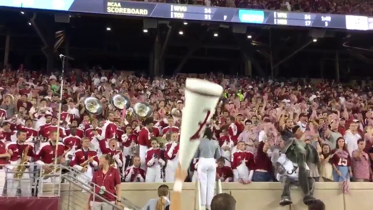 2017 10 07 Alabama vs Texas A&M Rammer Jammer YouTube