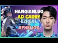 HanQianLuo Ezreal : HỦY DIỆT Aphelios Bằng Sát Thương ĐIÊN RỒ - Vietsub