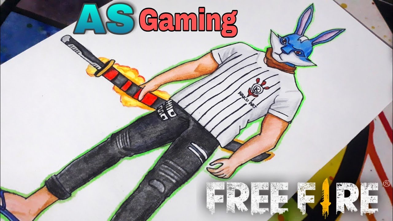 A_S Gaming Drawing || FREEFIRE DRAWING || @ASGamingsahil KAKU arts ...