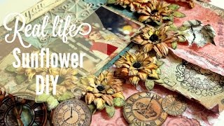Tutorial -  Real Sunflowers using Heartfelt creations Sun Kissed fleur screenshot 2