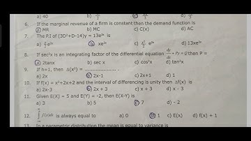 12th Business Mathematics and Statistics First Revision Exam-2023 Question paper and Answer key