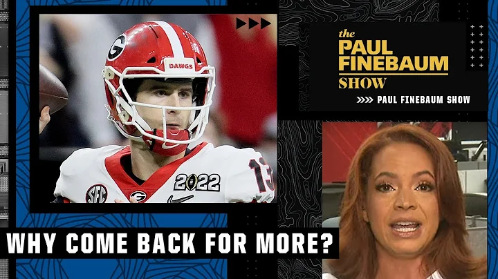 Elle Duncan questions Stetson Bennett's Georgia re...