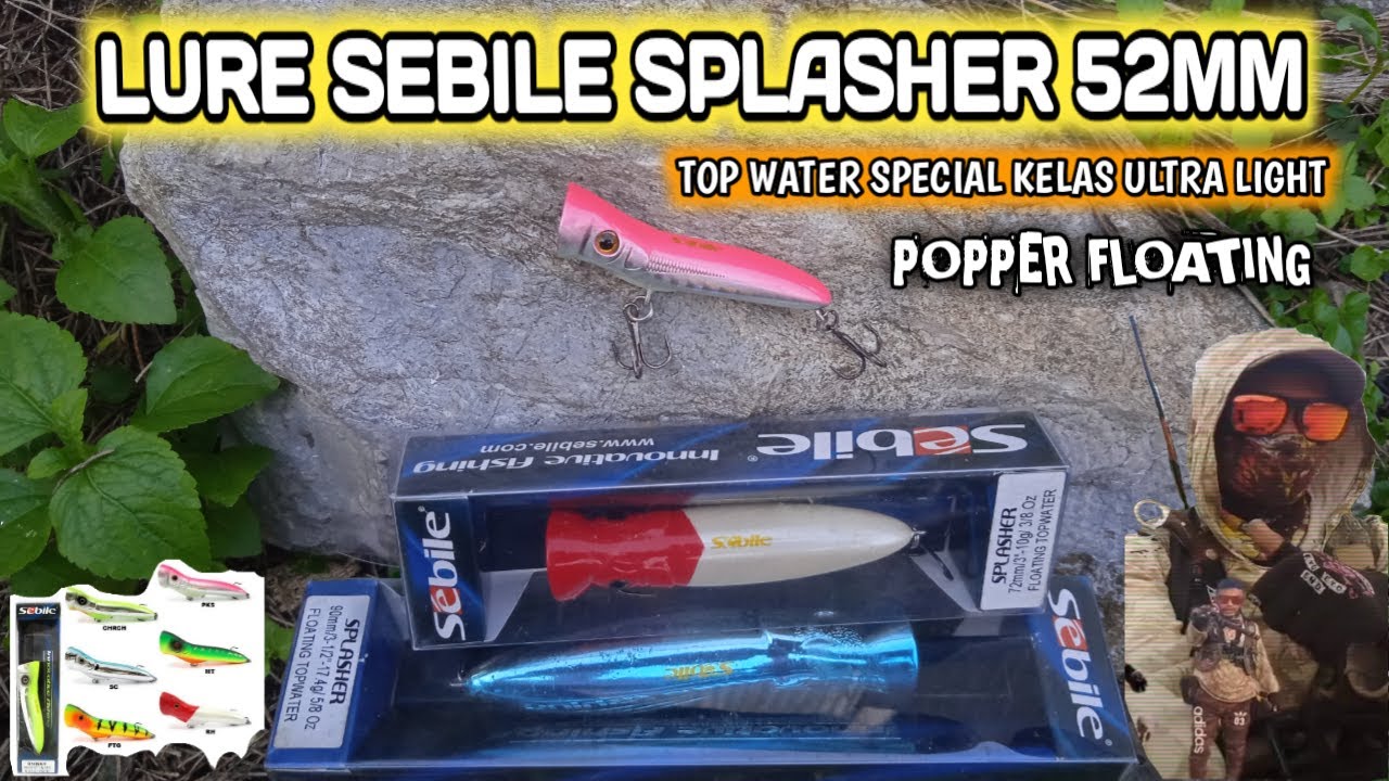🔴LURE SEBILE SPLASHER 52MM⁉️ - YouTube