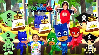 Tag With Ryan 2021 Big Update Pj Masks Catboy With Clipper Vs Pirate Vs Ghost Pirate All Characters