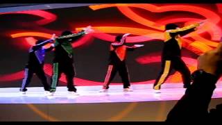 jabbawockeez performance at hisense booth ces 2014