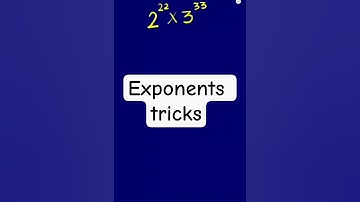 #exponentrules #exponents #exponentialproblem #exponentsandpower #mathstricks #shorts