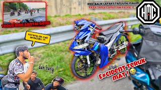 ADA LC135 v1 E#ciDent TERUK MAT ! 😭 | Atas HIGHWAY terlampau RAMAI MAT ! 😰 | BALiK RiDE LAPAKO 😈