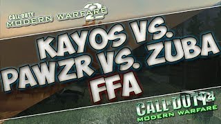 Kayos vs. PawzR vs. Zuba: FFA Cod4 & Mw2!