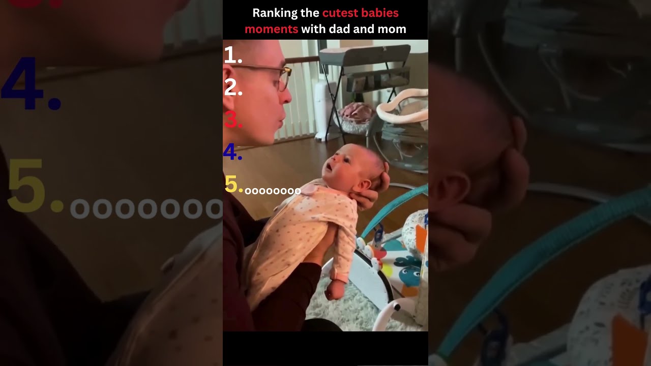 Ranking The Cutest Babies Moments With Dad And Mom Baby Cute Shorts