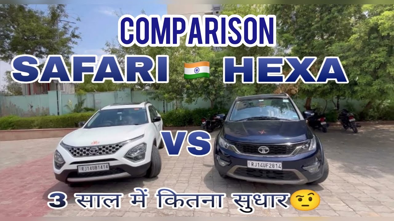Tata Safari vs Tata hexa- proud Indian SUV 🇮🇳 | किसमें कितना दम💪🏼 ? 🤔 | Shrish kaushik