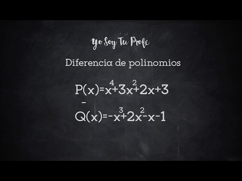 Video: ¿Cuál es la diferencia de dos polinomios?