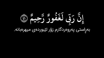 شاشة سوداء قران كريم | سورة هود (الآية ٣٦ - ٤٧) القارئ ادريس ابكر