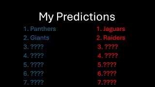 Preseason Prediction vs Week 9 Standings!