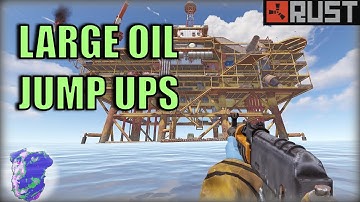 The Hidden "Staircases" of Large Oil Rig - Rust 2022 TIPS?TRICKS?