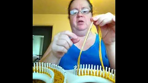 More Knitting on the KB Super Afghan Loom