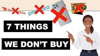 7 Things We Don't Buy to Save Money | Early Retirement | Savings Goal screenshot 5