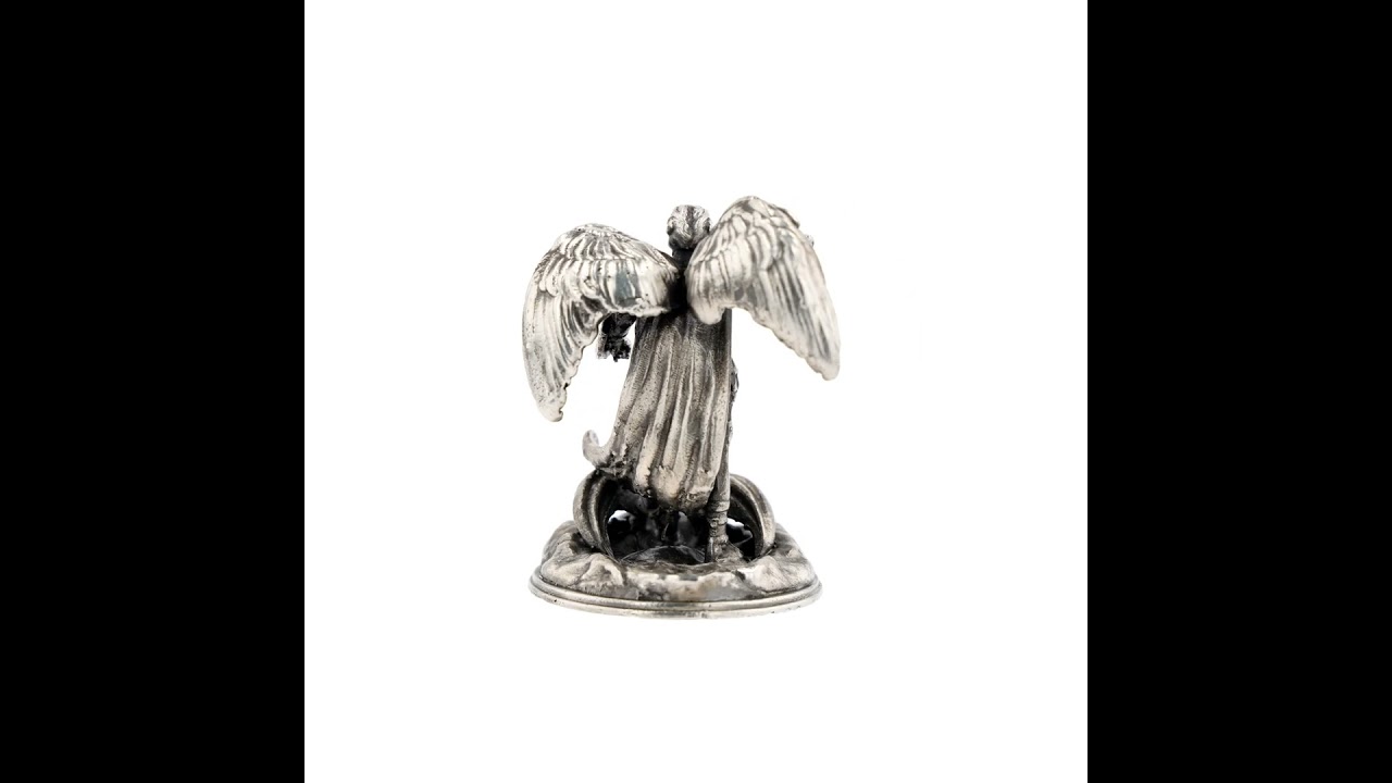 1 oz Antique Finish Archangel Michael Silver Statue l JM Bullion™