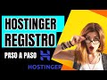 Registro en hostinger paso a paso fácil y rápido 2023 | Crear cuenta nueva