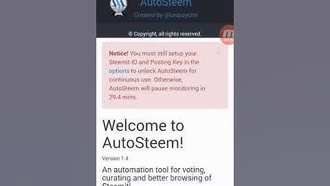 Video tutorial for autosteem