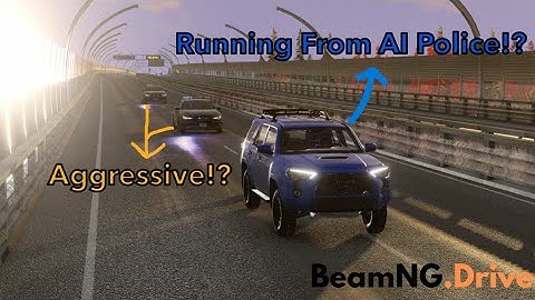 BeamNG Drive - (Part 1) Epic, and Amazing Police Chases with the AI! - Beam Incinerator Gaming