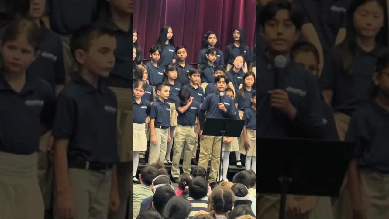 Anay Gupta Choir Performance at Dingeman Elementary
