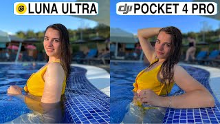 Insta360 Luna Ultra Vs Dji Osmo Pocket 4 Pro Camera Test Comparison Luna Ultra Vs Pocket 4P